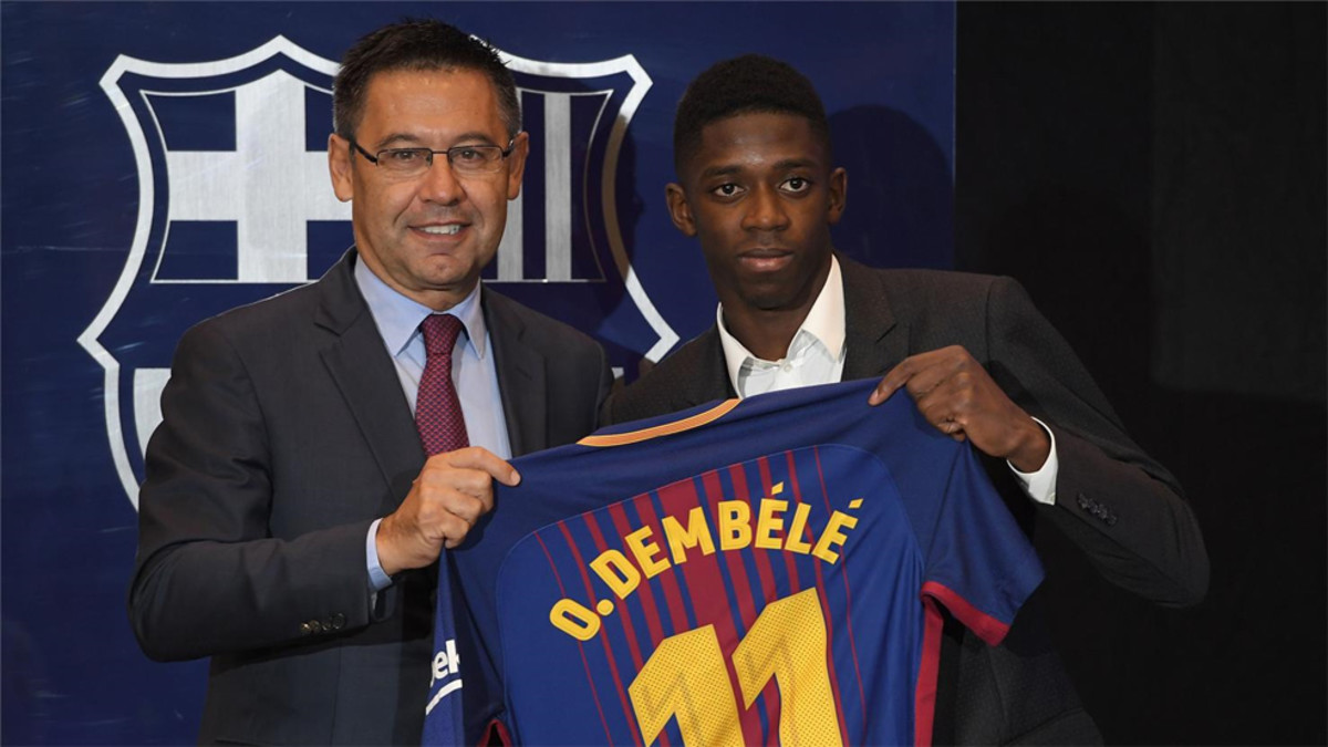 Barca đề nghị Dembele ký hợp đồng mới với điều khoản đặc biệt