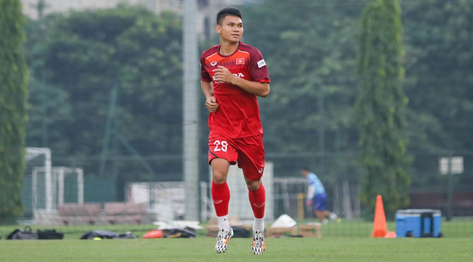 Phạm Xuân Mạnh (sinh năm 1996) ghi dấu ấn nhất định ở VCK U23 châu Á 2018 dù chỉ sắm vai dự bị