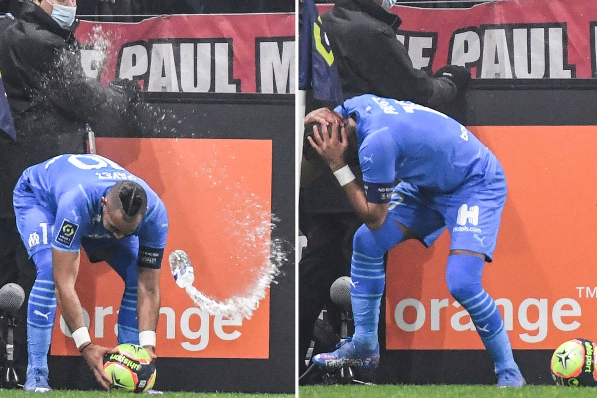 Trận Lyon vs Marseille bị hủy vì Payet lĩnh trọn chai nước vào mặt từ CĐV quá khích